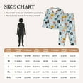 thumbnail image 5 of Uemuo Elephant Tree Pattern Womens Pajama Sets,PJ Set for Women,Pajamas for Women Logo,Long Sleeve Pajama Set for Women,Soft Long Sleeve Top With Pants-Large, 5 of 9