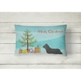 thumbnail image 2 of Carolines Treasures CK3564PW1216 Skye Terrier Christmas Tree Canvas Fabric Decorative Pillow, 12H x16W, multicolor, 2 of 4