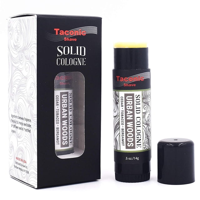 Solid Cologne Taconic Shave con aroma totalmente natural a maderas urbanas