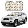 thumbnail image 4 of Bingfone Donut Sloth Car Windshield Sunshade,Sun Foldable Sun Shield Sun Visor for Car - Small, 4 of 8
