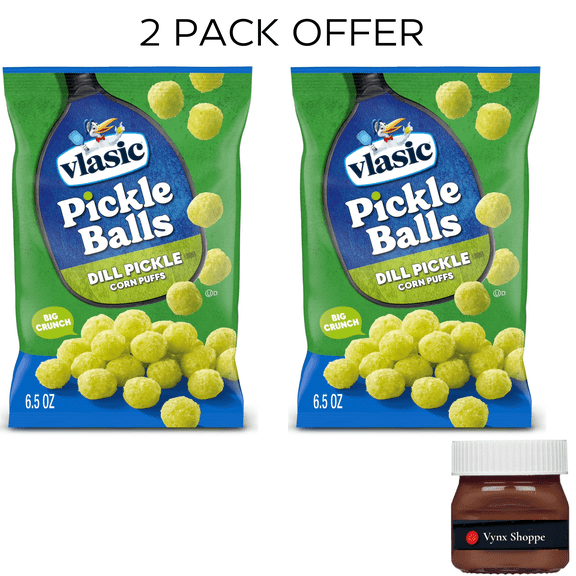 Vlasic Pickle Balls, Dill Pickle Flavored Corn Puffs, 6.5 oz.