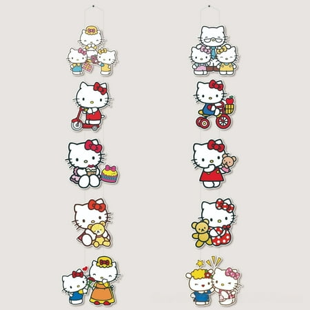 Hello Kitty Birthday Party Decoration, Cute Porch Sign Hanging Banner, Hello Kitty Themed Party Wall Decoration, Porch Sign, Birthday Party