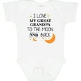 thumbnail image 3 of Inktastic I Love My Great Grandpa to the Moon and Back Boys or Girls Baby Bodysuit, 3 of 5