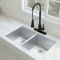 thumbnail image 6 of Design House 593889 Spencer Modern Single-Handle Chef Dual-Function Faucet for Kitchen, Matte Black, 6 of 19