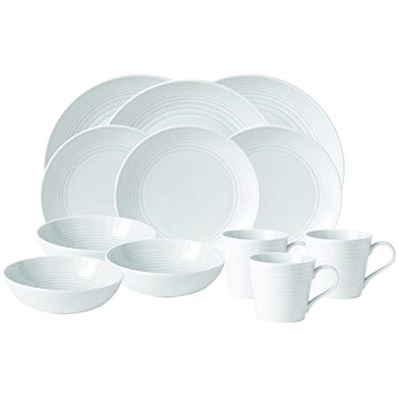 Gordon Ramsay Maze Blanc Ensemble de Vaisselle 16 Pcs