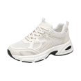 thumbnail image 2 of Willtoo Women's Chunky Fashion Sneakers Casual Sports Shoes Mesh Breathable Athletic Gym Workout Tennis Shoe Platform Thick Walking Shoes, 2 of 5