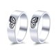 thumbnail image 1 of Juego de 2 uds de anillos de mariposa a la moda, anillos de amor para parejas, hombres, mujeres, niñas, regalo de fiesta del Día de San Valentín para novia, anillo de boda Gao Jinjia LED, 1 of 2