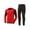 Red, variant on Alvivi Kids Boys Soccer Goalkeeper Jersey Set Long Sleeve Padded T-Shirt and Sports Pants Protection Equipment Training Uniform Sky Blue 13-14