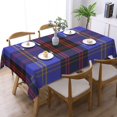 thumbnail image 2 of Rectangle Table Cloth, Scottish Clan Rutherford Tartan Plaid Resistant Washable Tablecloth Decorative Table Cover for Dining, Indoor and Outdoor, 2 of 6
