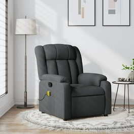Wingback Recliner Tufted Reclining Arm Chair Sofa with USB Charging Beige Walmart