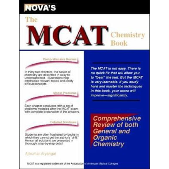 Pre-Owned The MCAT Chemistry Book (Paperback) 1889057371 9781889057378