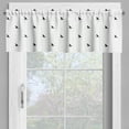thumbnail image 2 of Ambesonne Black White Window Valance, Wild Shark Fish, 54" X 12", White Black, 2 of 5