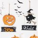 thumbnail image 3 of Bruja De Calabaza De Madera, Adorno Colgante, Arte De Pared Para Decoración De Halloween seitruly HA043585-02, 3 of 6
