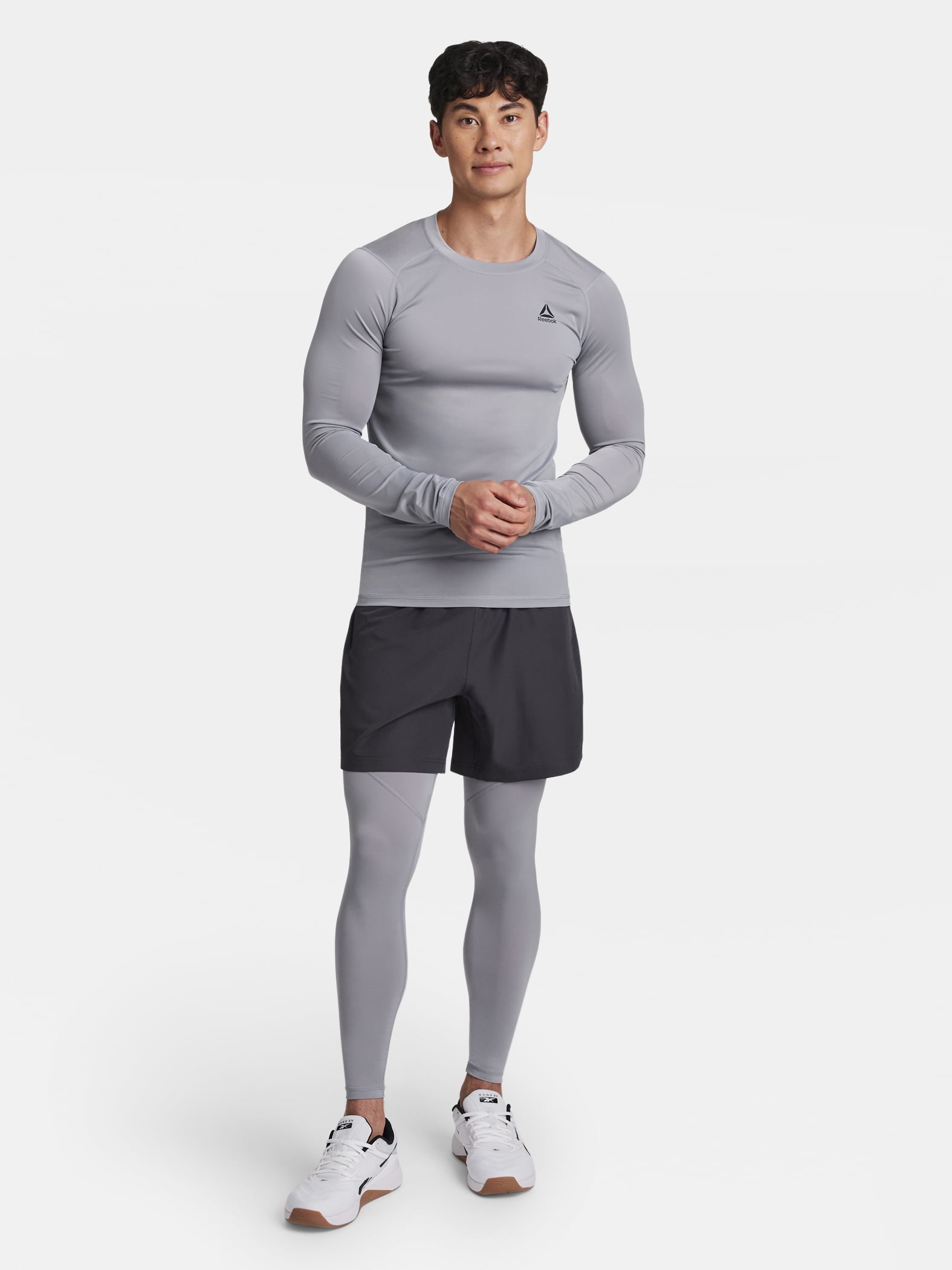 Reebok Men's and Big Men's Kinetic Compression Leggings, Sizes XS-5XL