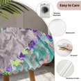 thumbnail image 3 of Abstract Geometric Round Tablecloth for 36-44 Inch Tables,Fitted Table Cover with Elastic Edge,Modern Marble Abstract Art Aesthetics Waterproof Outdoor Table Cloth Protector for Patio Garden Dinner, 3 of 9
