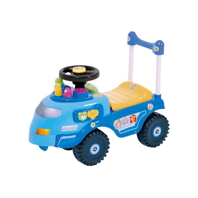 Carrito Montable Mytoy Express Con Claxon Y Respaldo Y Luz-Azul