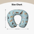 thumbnail image 5 of Disketp Dog Pets Travel Pillow Memory Foam Neck Pillow Support Pillow for Camping, Sleeping Rest Cushion Airplane Pillow, 5 of 8