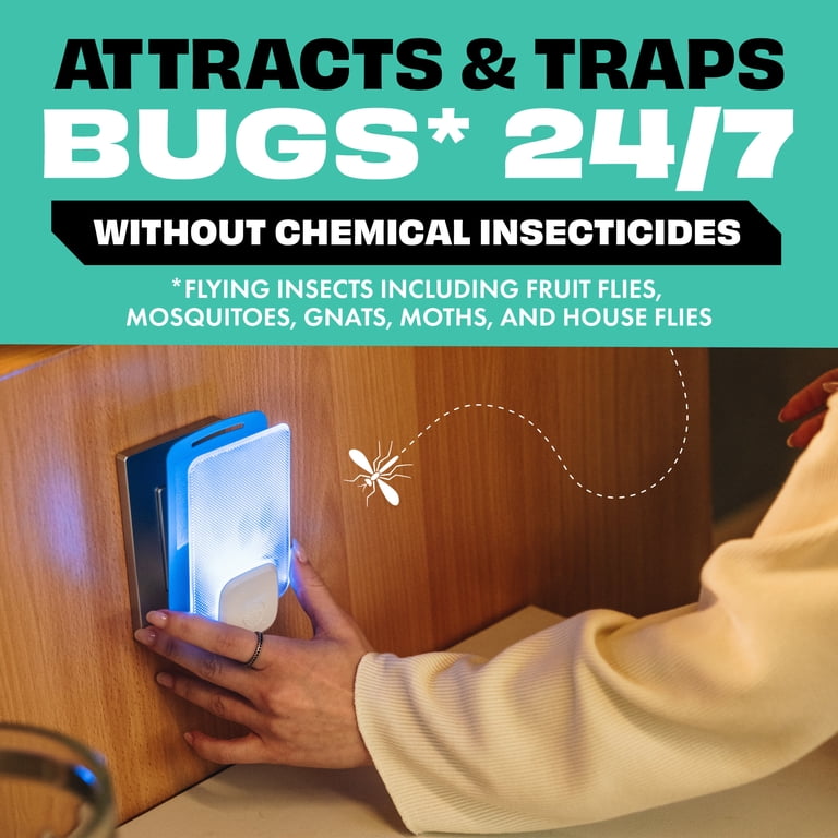 Free Shipping! STEM Insect Light Trap, Attracts and Traps Flying