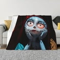 thumbnail image 1 of Goofa The Nightmare Before Christmas Pattern Fleece Throw Blanket for Couch, Soft Checkered Flannel Blanket for Sofa, Warm Cozy Decorative Blanket Fall Decor Gift-60"x50", 1 of 6
