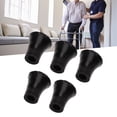 thumbnail image 4 of Walking Cane Tip, Keep Balance Walking Crutch Tips Prevent Slip Tire Texture  For All Canes Orange,Black, 4 of 8