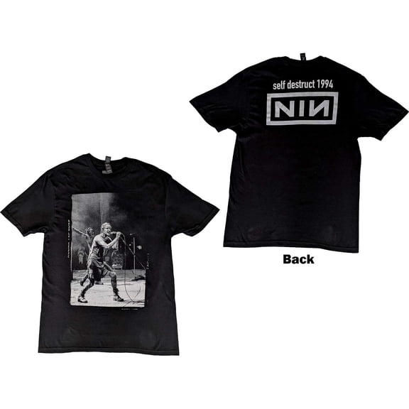 Nine Inch Nails Men's Self Destruct '94 T-Shirt Small | Officially Licensed Merchandise