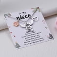 thumbnail image 3 of Collar MIXJOY Ohana Significa Familia Colgante de Plata 3 cm, 3 of 6