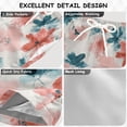 thumbnail image 4 of Kids' Beach Pants Comfortable Swim Trunks Coral and Teal Floral Pattern Shorts for Pool Vacation and Lounge Wear Medium, 4 of 8