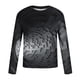 thumbnail image 5 of Blusas y camisas de manga larga con cuello redondo para hombre, blusa informal de manga larga con cuello redondo y estampado de rayas, blusa de poliéster para hombre, 5 of 5