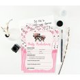 thumbnail image 3 of Inkdotpot Raccoon Jungle Animals Party Supplies Set Of 50 Baby ShowerPrediction Cards For Baby Shower Game, 3 of 5