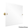 thumbnail image 2 of Frameless Landscape Rectangular Tilt Mirror with Beveled Edge in Polished Nickel, 2 of 5