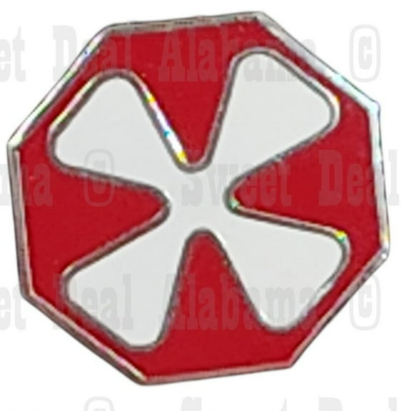 8th Army DUI Hat, Lapel, Brooch Novelty Collectors Pin 3/4"D