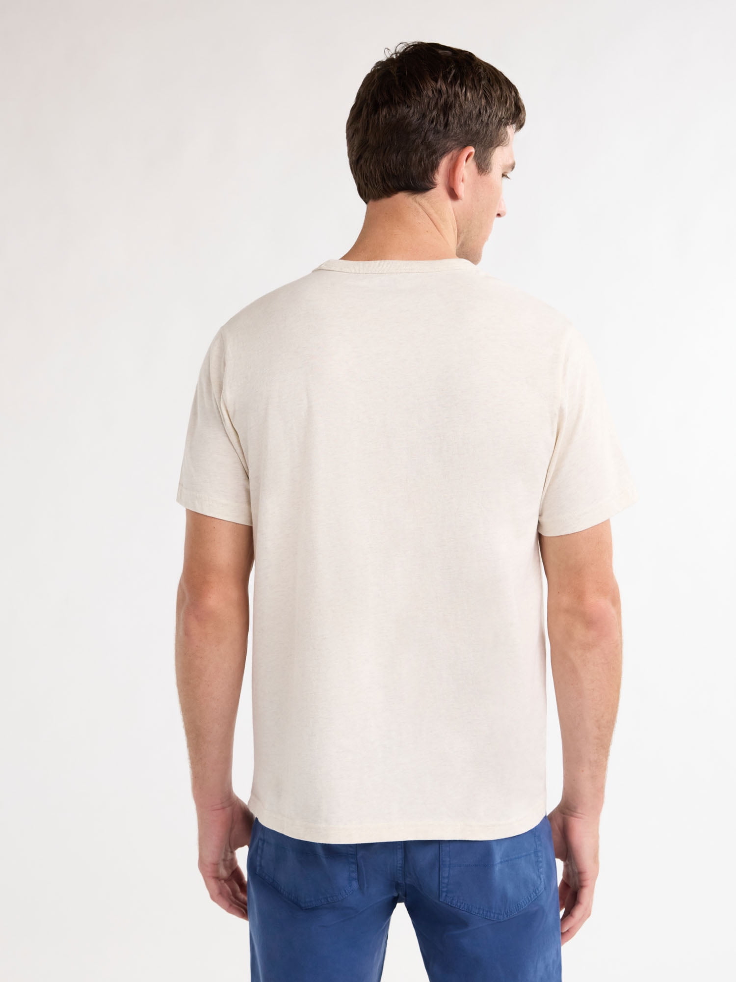 Free Assembly Men’s Everyday Cotton Tee with Short Sleeves, Sizes S-3XL