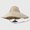 Khaki, variant on Women's Reversible Wide - Brim Sun Hat with Fruit Pattern Lining- Black