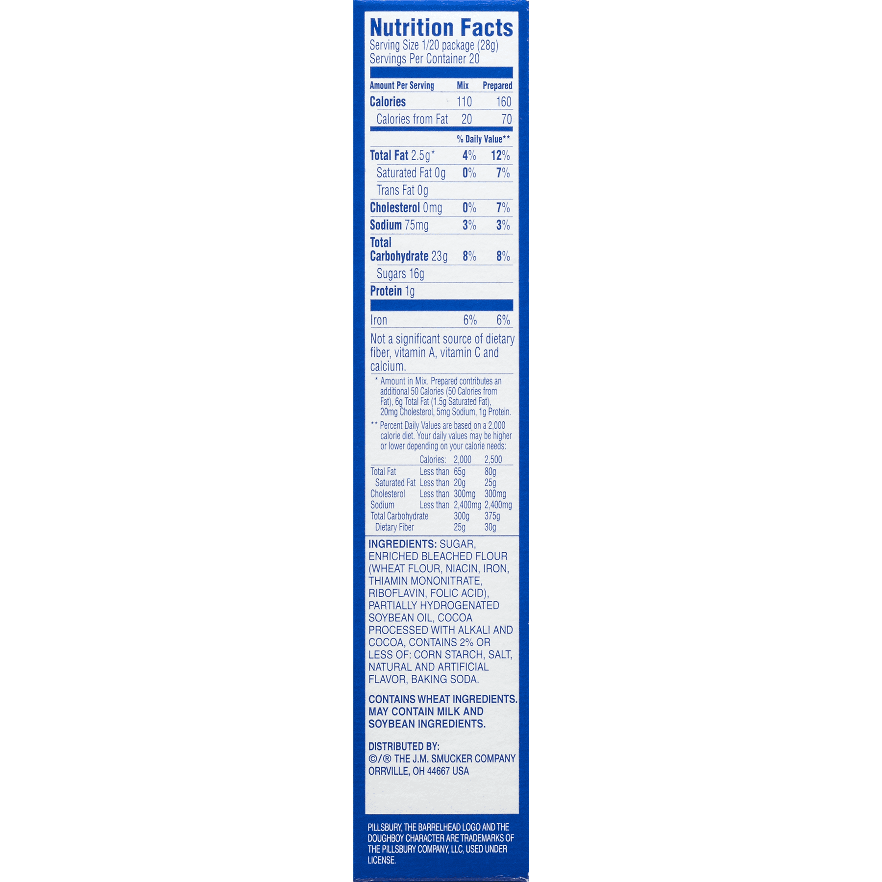 Pillsbury Brownie Mix Chocolate Fudge Family Size