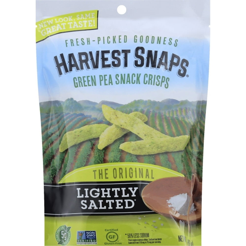 Calbee Harvest Snaps Snapea Crisps Lightly Salted Baked Green Pea