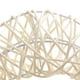 thumbnail image 2 of 18cm Vine Cane Rattan Colgando Decoración Boda De Navidad, 2 of 9