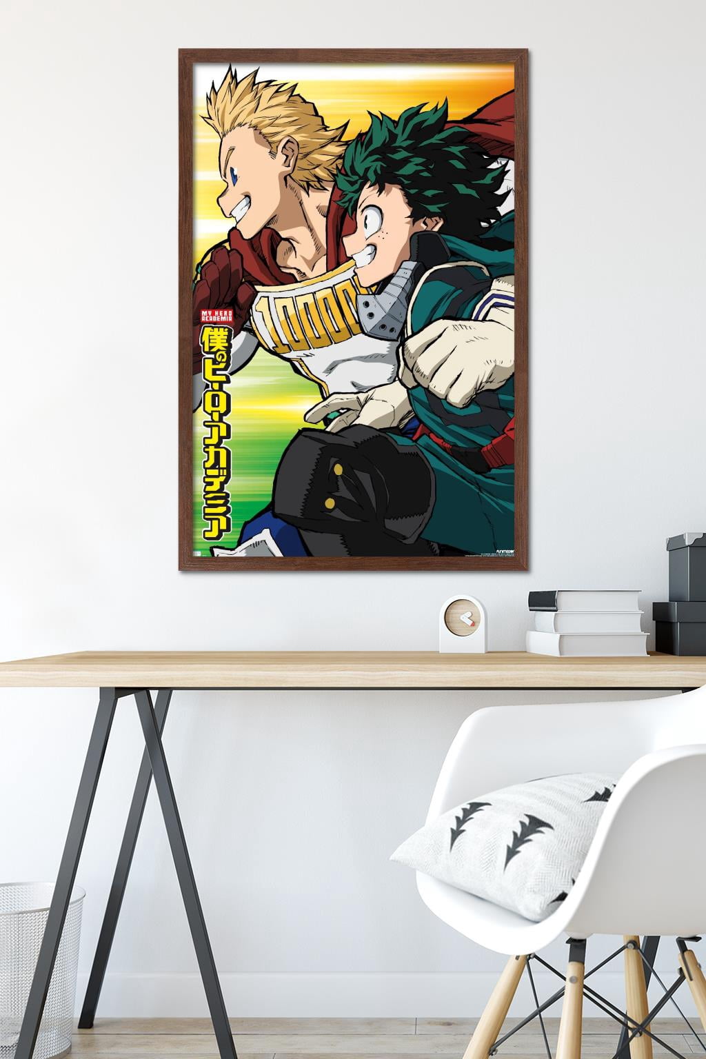 My Hero Academia: Season 4 - Teaser Visual Wall Poster, 22.375" x 34" Framed