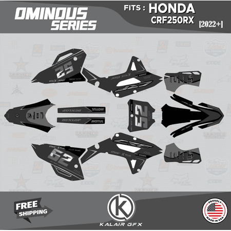 Kalair GFX Graphics Kit for Honda CRF250RX (2022+) Ominous Series