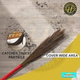 thumbnail image 4 of Hari Ram Gulab Rai Clean, Sweep Floor Broom | With Natural Soft - No Dust Grass Jhadu | Pack Of 3 - Plastic Handle With Raver Grass Jadoo | Multiple Use For Home, Pantry & Office Cleaning, 4 of 5