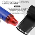 thumbnail image 5 of Unique Bargains Tube Plat de 70 mm 6 m en PVC Noir Thermorétractable, Enveloppes pour Batterie, Grosse Batterie, 5 of 5
