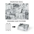 thumbnail image 7 of Tzou Area Rug Runner 2'x8' Low Pile Contemporary Abstract for Kitchen Living Room Floor Mat Anti-Slip Backing Doormat Machine Washable, Dark Gray, 7 of 7
