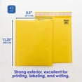 thumbnail image 2 of BAZIC Kraft Bubble Mailers #2 8.5"x11.25" Self Seal Closure, Padded Cushion Envelope, Total 1 Count, 2 of 7