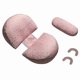 thumbnail image 1 of Side Sleeping Pregnancy Pillow U-Shaped Double Wedge Maternity Pillow with Adjustable Pillow Support - B11 Pink, 1 of 5