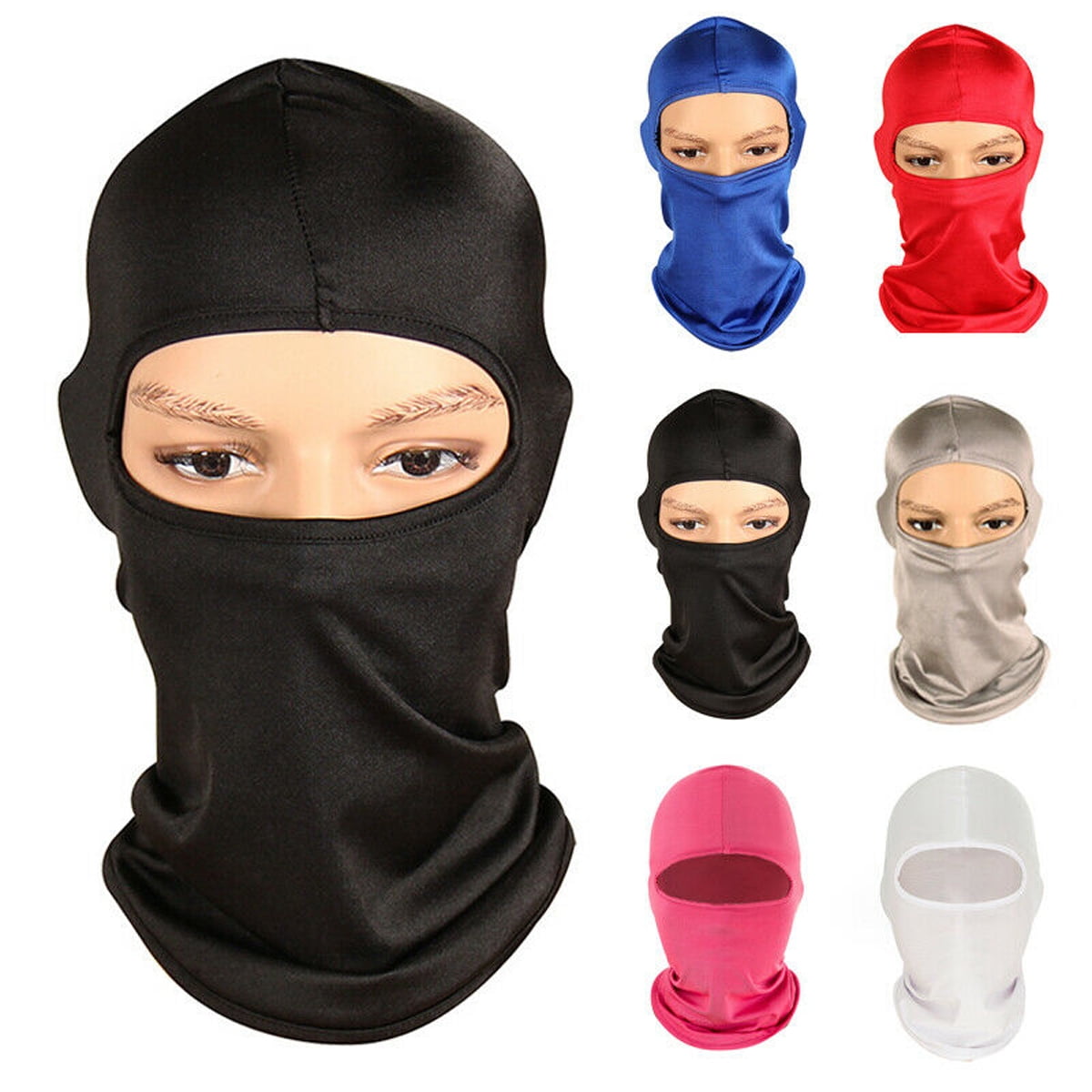 Outdoor Sports Ski Motorcycle Cycling Balaclava Full Face Cover Neck  Thin