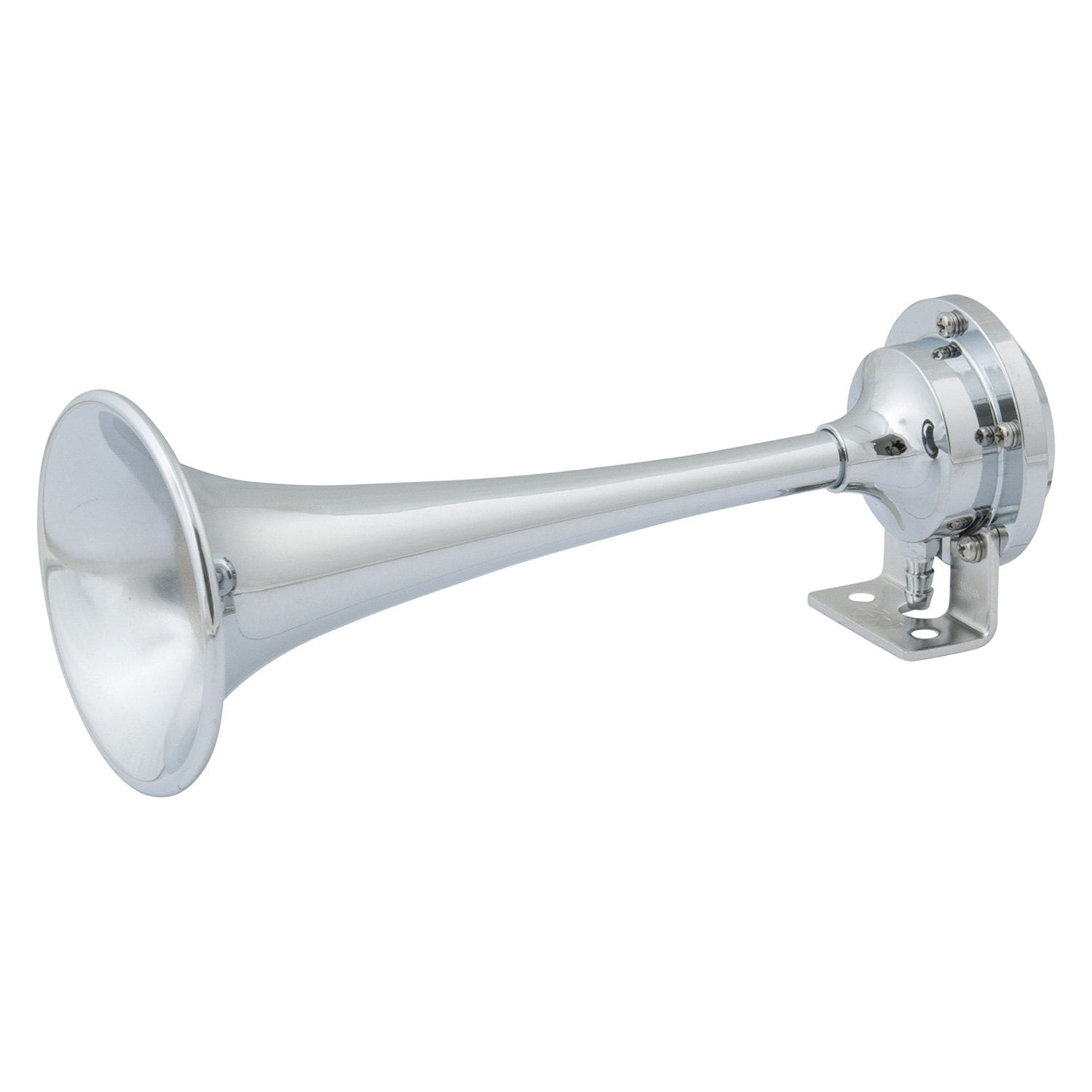 Marinco 10107 12V Chrome Plated Single Trumpet Mini Air Horn
