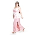 thumbnail image 2 of Vestido de escote drapeado Roman Fashion /Tallas Extras, 2005 (Palo de rosa) rosa 40, 2 of 6