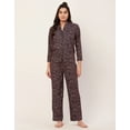 thumbnail image 2 of Moomaya Sleepwear, Printed Pajama And Shirt Set, Button-Down Loungewear 2 Pcs Nightsuit Pjs, 2 of 9
