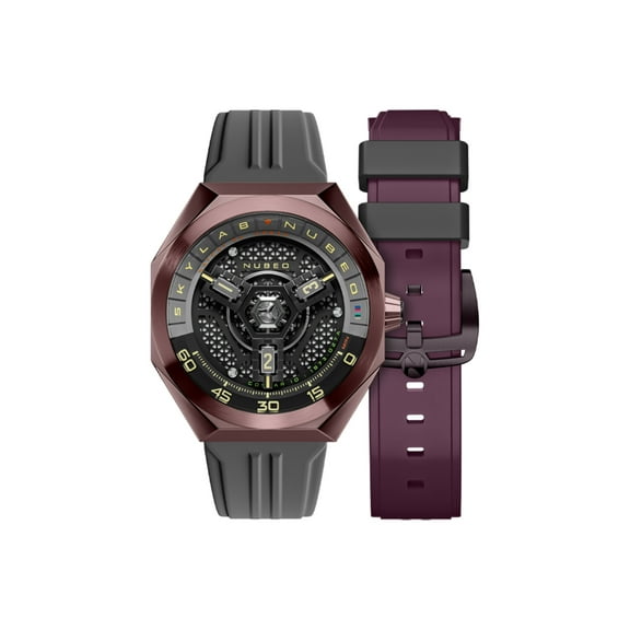 Nubeo Skylab Stainless Steel 48mm Japanese Automatic Wristwatch NB-6083-0E