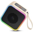 thumbnail image 1 of wonima11 Portable Bluetooth Speaker, Wireless Speakers with LED Lights Built-in Mic Bluetooth 5.3, Portable Wireless Up to 10H Playtime, 8W Loud Sound Punchy Bass Small Speaker for Home/Party, 1 of 1