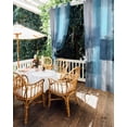 thumbnail image 5 of nqOlkjepod Outdoor Curtains for Patio Waterproof, Turquoise Grey Outdoor Privacy Panels Grommet, Modern Oil Painting Abstract Art Blackout Outside Curtains for Porch/Cabana/Pergola 54"x108", 1 Panel, 5 of 8